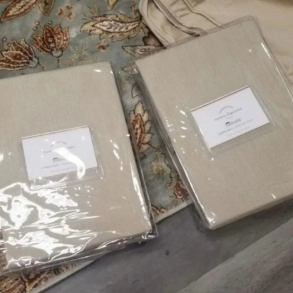 New Pottery Barn Sunbrella Torrey chair SLIPCOVER for cushions beige tan